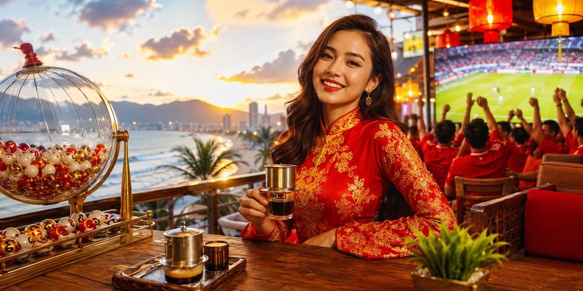 Người dùng Đà Nẵng xem kết quả xổ số bên tách cà phê