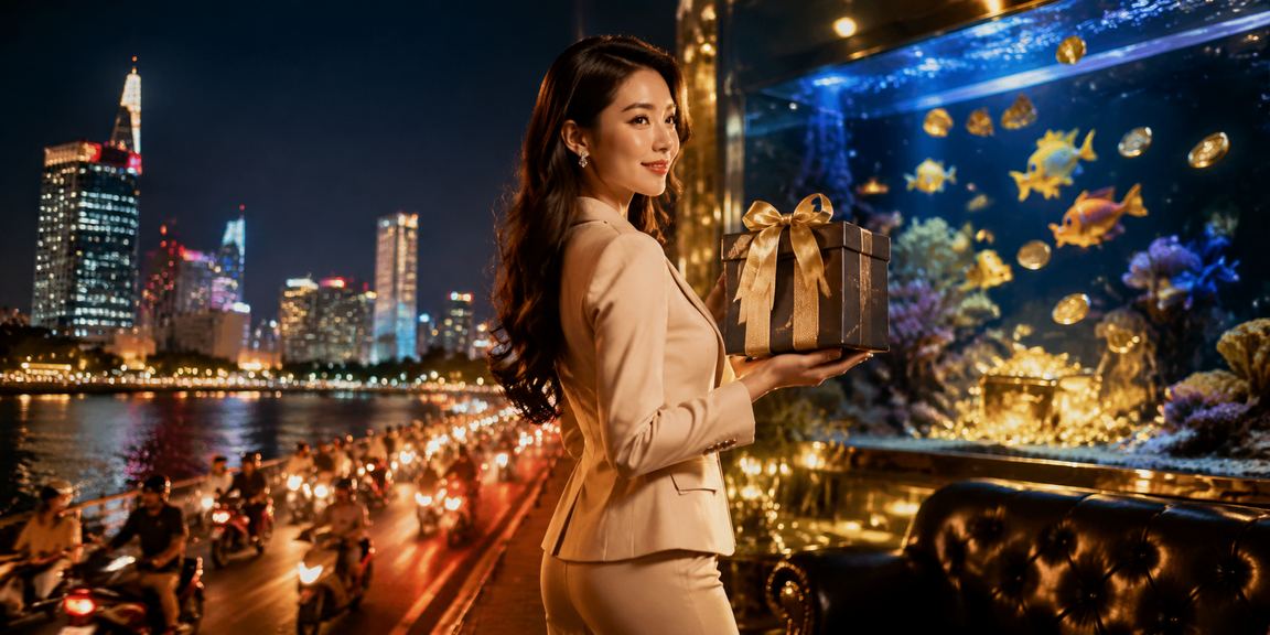 Ánh đèn neon VIP tại TP.HCM gợi lên không khí jin88